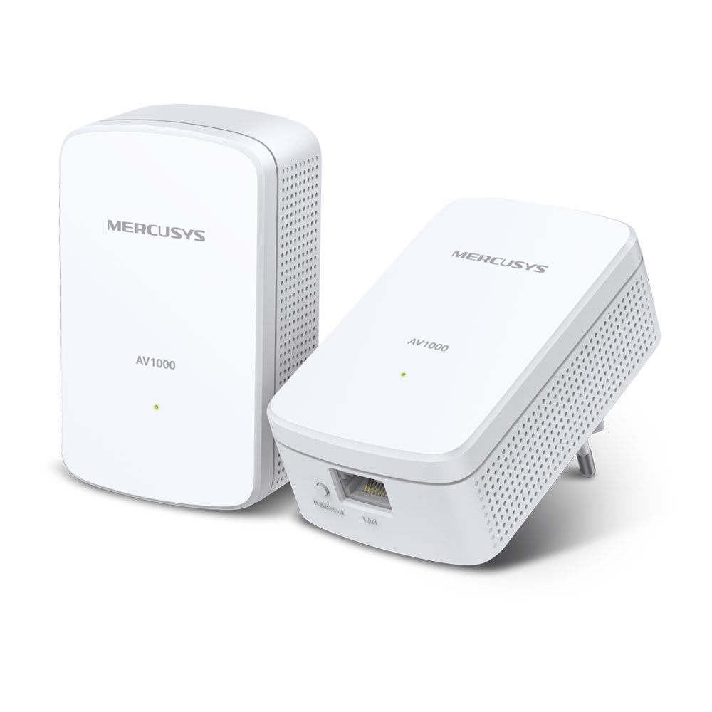 AV1000 Комплект гигабитных адаптеров Powerline
КОМПЛЕКТ: MP500 (2 шт.)
СКОРОСТЬ: Powerline: до 1000 Мбит/с
ХАРАКТЕРИСТИКИ: процессор Broadcom, 1 гигабитный порт, подключение к настенной розетке, HomePlug AV2
ОСОБЕННОСТИ: Plug and Play, энергосбережение, с