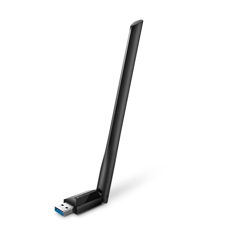 AC1300 Двухдиапазонный Wi Fi USB адаптер высокого усиления
СКОРОСТЬ: до 400 Мбит/с на 2,4 ГГц + до 867 Мбит/с на 5 ГГц
ХАРАКТЕРИСТИКИ: 1 внешняя антенна с высоким коэффициентом усиления, USB 3.0
ОСОБЕННОСТИ: MU-MIMO