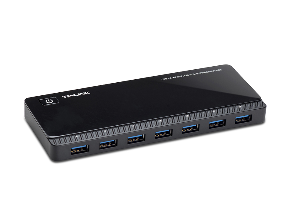 7-портовый концентратор USB 3.0 с двумя заряжающими портами
ХАРАКТЕРИСТИКИ: 7 портов USB 3.0, 2 порта USB с выходным током 2,4 А для зарядки
ОСОБЕННОСТИ: современный дизайн, защита от перенапряжения, Plug and Play, поддержка быстрого отключения и подключе