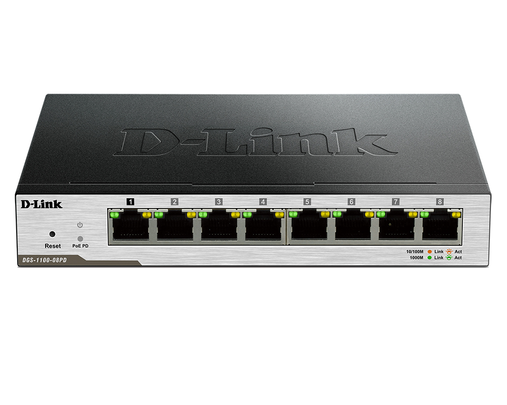 коммутатор EasySmart с8 портами 10/100/1000Base-TPoE