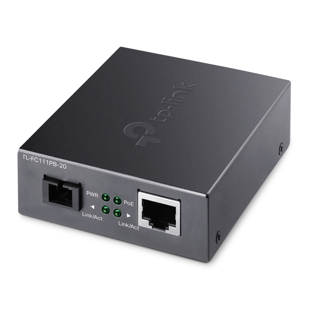 WDM медиаконвертер с PoE‑портом RJ45 10/100 Мбит/с и разъёмом SC 100 Мбит/с для одномодового двунаправленного оптического кабеля
ПОРТЫ: 1 разъём SC 100 Мбит/с, 1 PoE-порт RJ45 10/100 Мбит/с (авто-MDI/MDIX)
ХАРАКТЕРИСТИКИ: 802.3af, бюджет PoE: 15,4 Вт, пол