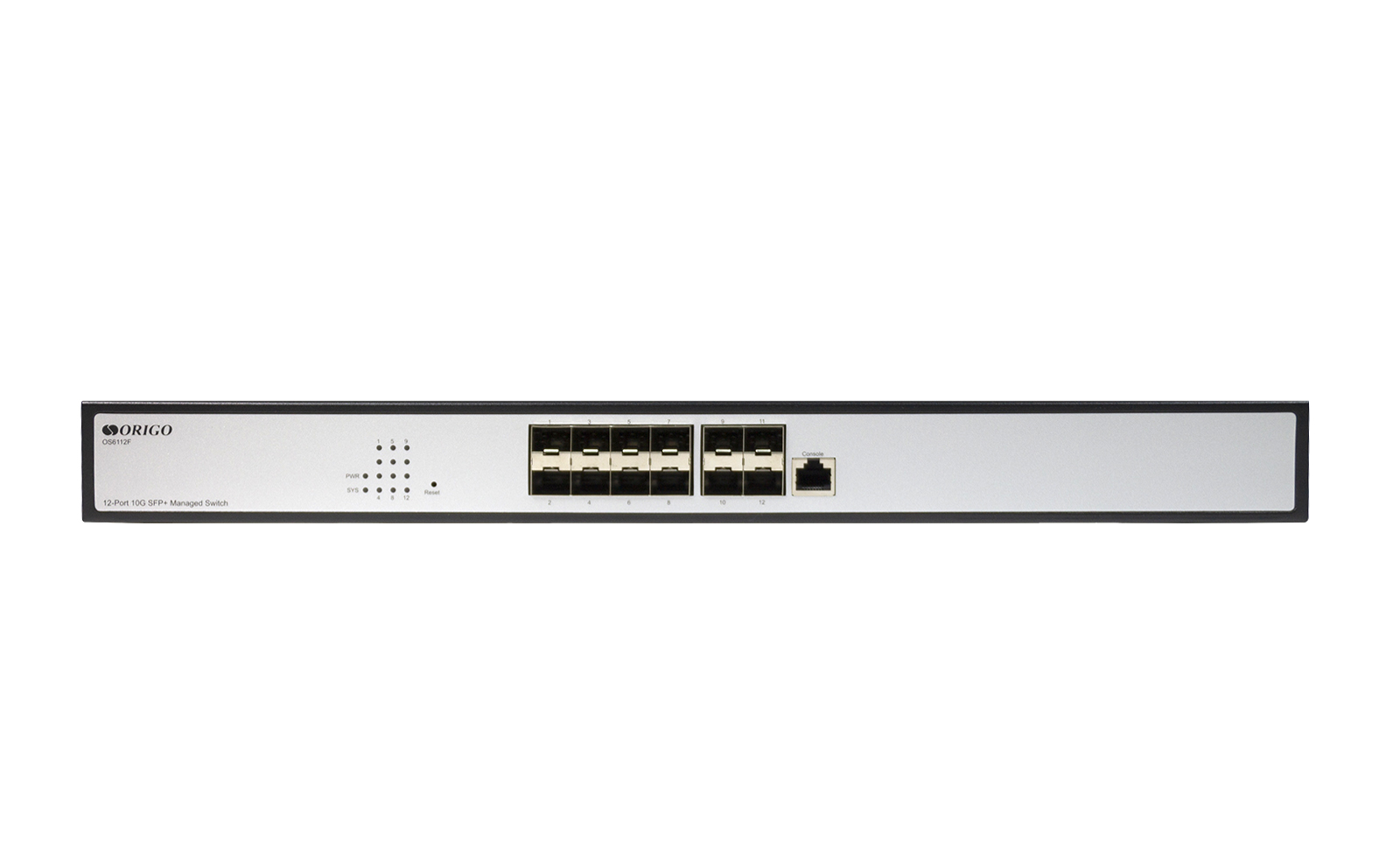 Коммутатор управляемый L3  12x10GBase-X SFP+, RJ45 Console