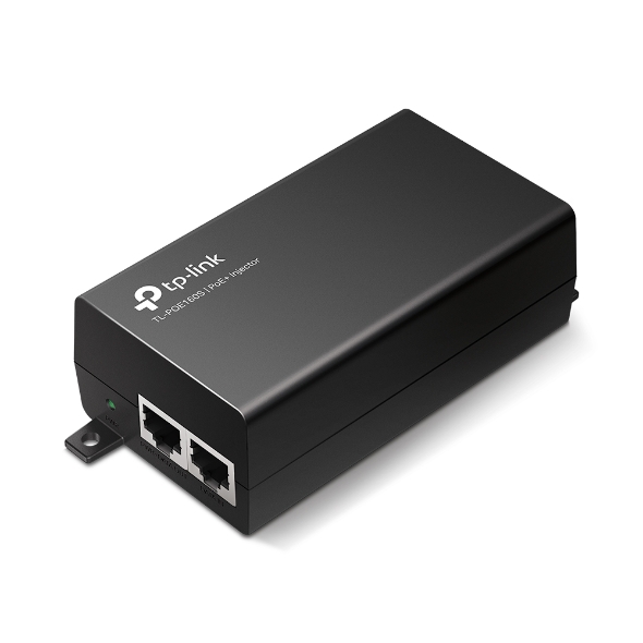 Инжектор PoE+
ПОРТЫ: 1 гигабитный порт PoE, 1 гигабитный порт без PoE
ХАРАКТЕРИСТИКИ: соответствие стандартам 802.3at/af, передача данных и питания по одному кабелю на расстояние до 100 м, пластиковый корпус, небольшой размер