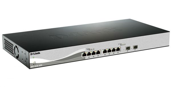 Коммутатор Smart уровня 2+ с 8 портами 10GBase-T и 2 портами SFP+