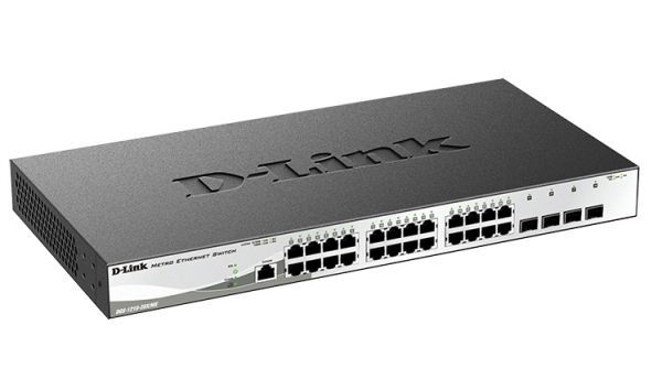 Коммутатор 24 10/100/1000MBPS  порта + 4 10G , UPS