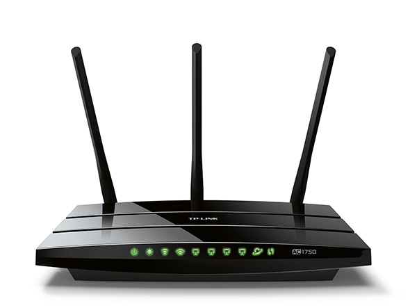 AC1750 Двухдиапазонный Wi Fi роутер
СКОРОСТЬ: до 450 Мбит/с на 2,4 ГГц + до 1300 Мбит/с на 5 ГГц
ХАРАКТЕРИСТИКИ: 3 антенны, 1 гигабитный порт WAN + 4 гигабитных порта LAN, порт USB 2.0
ОСОБЕННОСТИ: приложение Tether, режим точки доступа, поддержка IPv6, I