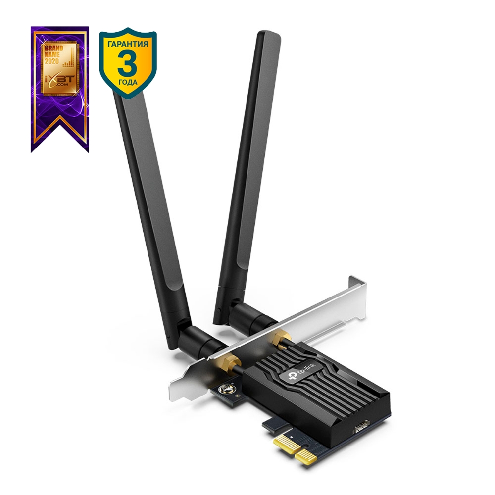 AX3000 Двухдиапазонный адаптер Wi-Fi 6 Bluetooth PCI Express