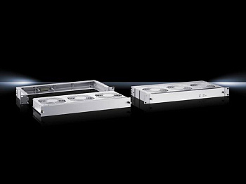 SK 19" Встраиваемый вентилятор, 480 м3/ч, 19" х 44 х 200 мм, 230В, 3 вентилятора