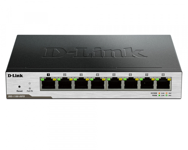 коммутатор EasySmart с8 портами 10/100/1000Base-TPoE