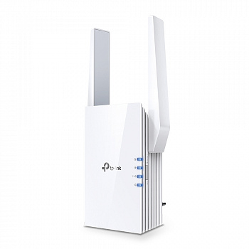 AX1800 Усилитель сигнала Wi-Fi 6
СКОРОСТЬ: до 574 Мбит/с на 2,4 ГГц + до 1201 Мбит/с на 5 ГГц
ХАРАКТЕРИСТИКИ: 2 внешние антенны, 1 гигабитный порт, четырёхъядерный процессор Broadcom 1,5 ГГц, 1024-QAM, подключение к настенной розетке
ОСОБЕННОСТИ: приложен