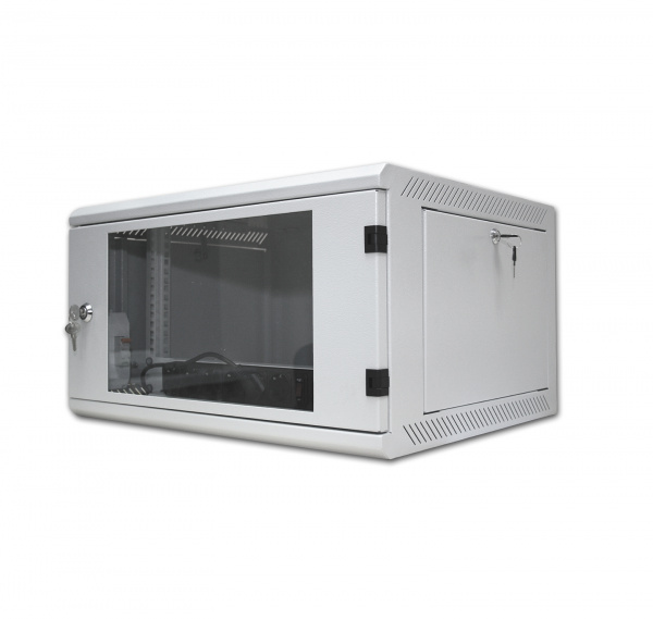 Настенный шкаф IZett-S 9U 600x600, обзорная дверь