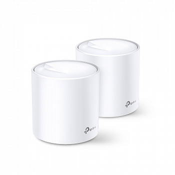 AX1800 Домашняя Mesh Wi-Fi 6 система, 3 устройства
СКОРОСТЬ: до 574 Мбит/с на 2,4 ГГц + до 1201 Мбит/с на 5 ГГц
ХАРАКТЕРИСТИКИ: встроенные антенны, 2 гигабитных порта (автоопределение WAN/LAN)
ОСОБЕННОСТИ: приложение Deco, режимы: роутер/точка доступа, IP